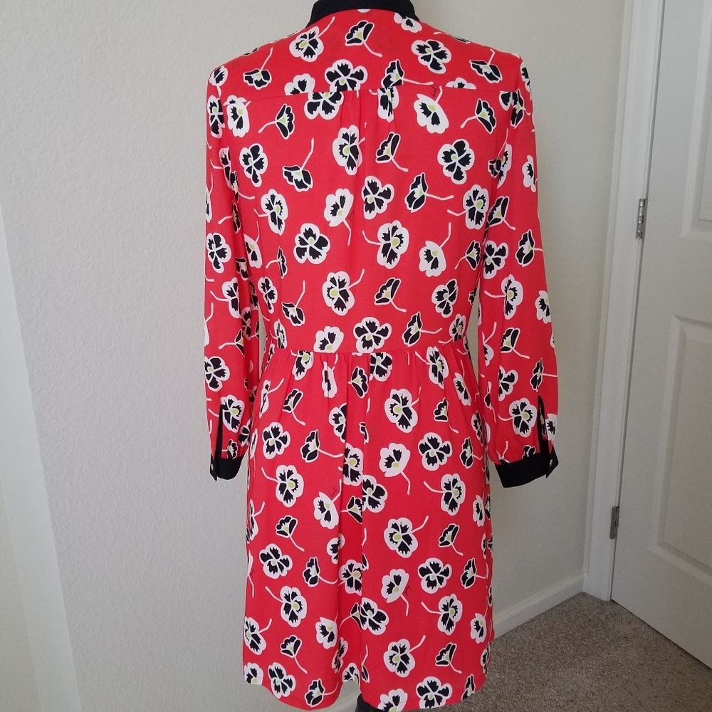 Juicy Couture Long Sleeve Floral Dress Size 4 - Picture 3 of 12